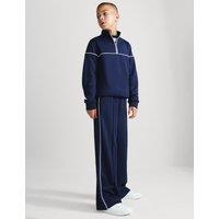 M&S Side Stripe Wide Leg Joggers (6-16 Yrs) Navy