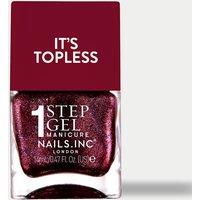 Nails Inc. It's Topless 1-Step Gel Nail Polish 14ml Burgundy