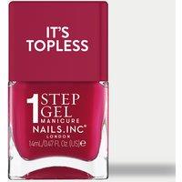 Nails Inc. It's Topless 1-Step Gel Nail Polish 14ml Hot Pink