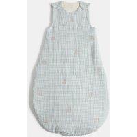 M&S Pure Cotton Gingham 2.5 Tog Baby Sleeping Bag (0-3 Yrs) Cream Mix
