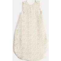 M&S Pure Cotton 2.5 Tog Floral Sleeping Bag (0-3 Yrs) Light Cream