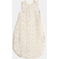 M&S Pure Cotton 2.5 Tog Floral Sleeping Bag (0-3 Yrs) Light Cream