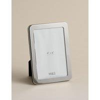 M&S Thick Rounded Photo Frame 4x6 inch Silver