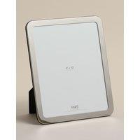 M&S Thick Rounded Photo Frame 8x10 inch Silver