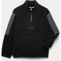 M&S Fleece Overhead Jacket (6-16 Yrs) Black