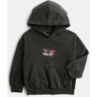 M&S Cotton Rich Sushi Graphic Hoodie (2-8 Yrs) Carbon