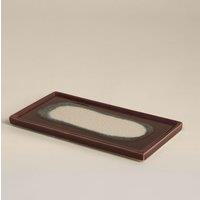 M&S Small Glazed Ceramic Trinket Tray Purple