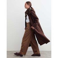 JAEGER Relaxed Waterproof Rain Jacket Chocolate