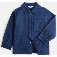 M&S Pure Cotton Denim Twill Overshirt (2-8 Yrs) Blue