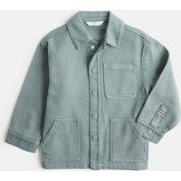 M&S Pure Cotton Denim Twill Overshirt (2-8 Yrs) Green