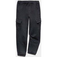 M&S Cotton Rich Stretch Cargo Trousers (6-16 Yrs) Carbon