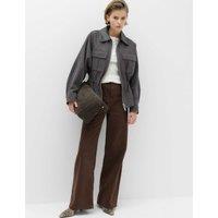 M&S The Wide-Leg Jeans Chocolate Mix