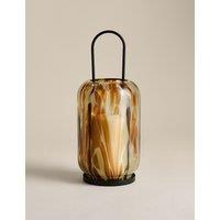 M&S Glass Confetti Lantern Multi