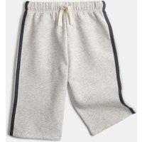 M&S Cotton Rich Side Stripe Joggers (0-5 Yrs) Grey Marl