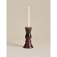 M&S Rounded Hybrid Candle Holder Purple