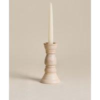 M&S Rounded Hybrid Candle Holder Brown