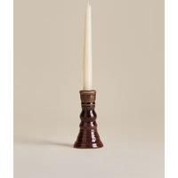 M&S Rounded Candle Holder Purple