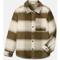M&S Checked Shirt (6-16 Yrs) Green