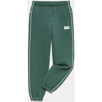 M&S Cotton Rich Cuffed Joggers (6-16 Yrs) Forest Green