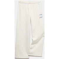 M&S Cotton Rich Wide Leg Joggers (6-16 Yrs) Grey Marl