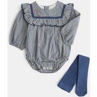 M&S 2 Piece Paddington Paddler with Tights (0-12 Mths) Navy Mix