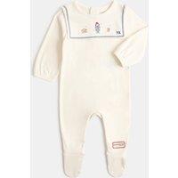 M&S Pure Cotton Paddington Sleepsuit (7lbs - 12 Mths) Ivory