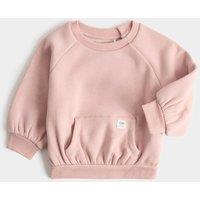 M&S Cotton Blend Sweatshirt (0-3 Yrs) Pink