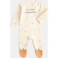 M&S My First Halloween Sleepsuit (7lbs - 9 Mths) Cream