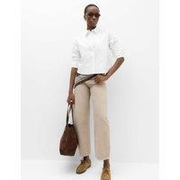 M&S High Waisted Balloon Leg Jeans Stone