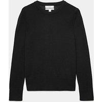 M&S Pure Merino Crew Neck Jumper Black