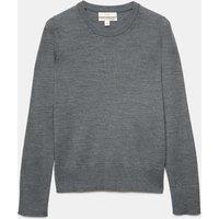 M&S Pure Merino Crew Neck Jumper Charcoal