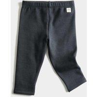 M&S Cotton Blend Fleece Lined Leggings (0-3 Yrs) Charcoal