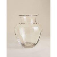 M&S Medium Optic Tulip Vase Clear