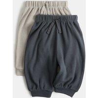 M&S 2 Pack Elasticated Trousers (0-5 Yrs) Multi