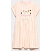 M&S Pure Cotton Squishmallows Sweatshirt Dress (5-10 Yrs) Light Pink
