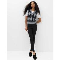 M&S Cosy Pull On High Waisted Jeggings Black