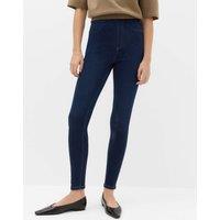 M&S Cosy Pull On High Waisted Jeggings Denim