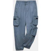M&S Pure Cotton Lined Cargo trousers (6-16 Yrs) Air Force Blue