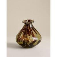 M&S Small Tapered Top Confetti Vase Multi