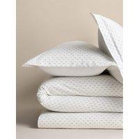 M&S Pure Cotton Oxford Edge Dobby Bedset Moss
