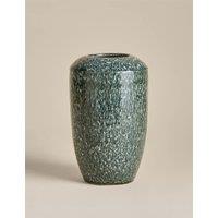 M&S Medium Tapered Ceramic Vasee Blue