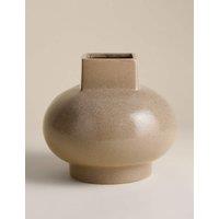 M&S Squat Round Ceramic Vase Multi