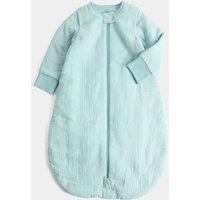 M&S 2.5 Tog Detachable Sleeves Sleeping Bag (0-36 Mths) Aqua Marine