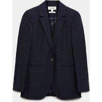 JAEGER Pure Wool Single Breasted Blazer Navy