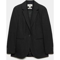 JAEGER Pure Wool Single Breasted Blazer Black