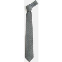 M&S Thin Stripe Stretch Tie Grey