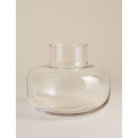 M&S Medium Squat Vase Clear
