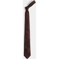 M&S Textured Fan Design Tie Bordeaux