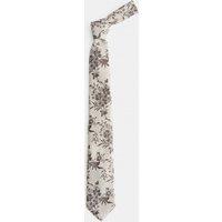 M&S Floral Tie Neutral