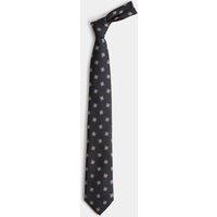 M&S Square Medallion Tie Navy